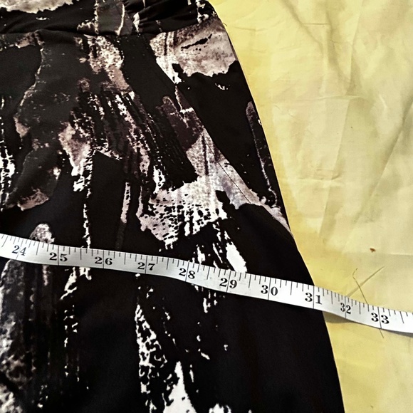 NEW PHOTOS! GAUCHOS, WIDE LEG, BLACK PRINT COMBO, SIZE 4X, MADE IN CANADA!!, - Picture 2 of 15